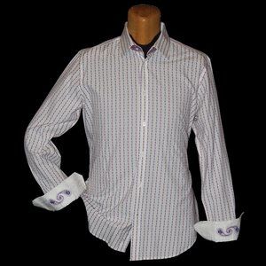 Robert Graham Flip Cuff Sport Shirt L